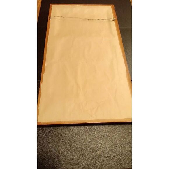 Original Currier and Ives lithograph print in wood frame w/mirror 10 x 18 - Picture 6 of 6